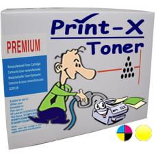 Print-X Toner Συμβατό με HP Q6002A (124A) YELLOW 2.000 Σελίδες Νίκαια Ρεντης